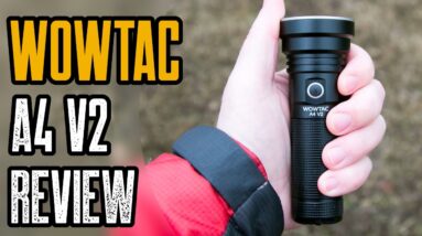 WOWTAC A4 V2 Flashlight Review | Best Budget Ultra-Thrower!