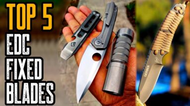 TOP 5 BEST EDC FIXED BLADE KNIFE 2020