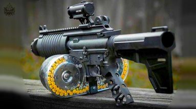 Top 10 Most Insane GUNS and WEAPONS in Action 2022