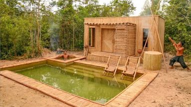 Build Craft Bamboo Villa And Craft Bamboo Swimming Pools Part II