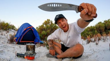 3 days SURVIVAL CHALLENGE No Food Alone In The Bush!  EP 91